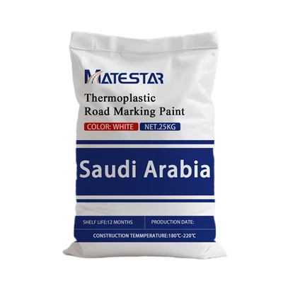 Termoplastiniai kelių ženklinimo dažai Saudo Arabijai